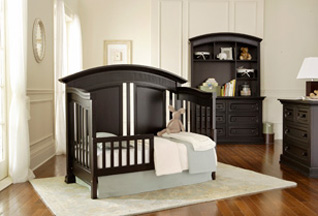 BEaumont Crib in Merlot Finish