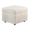 Crosby Ottoman in Canvas